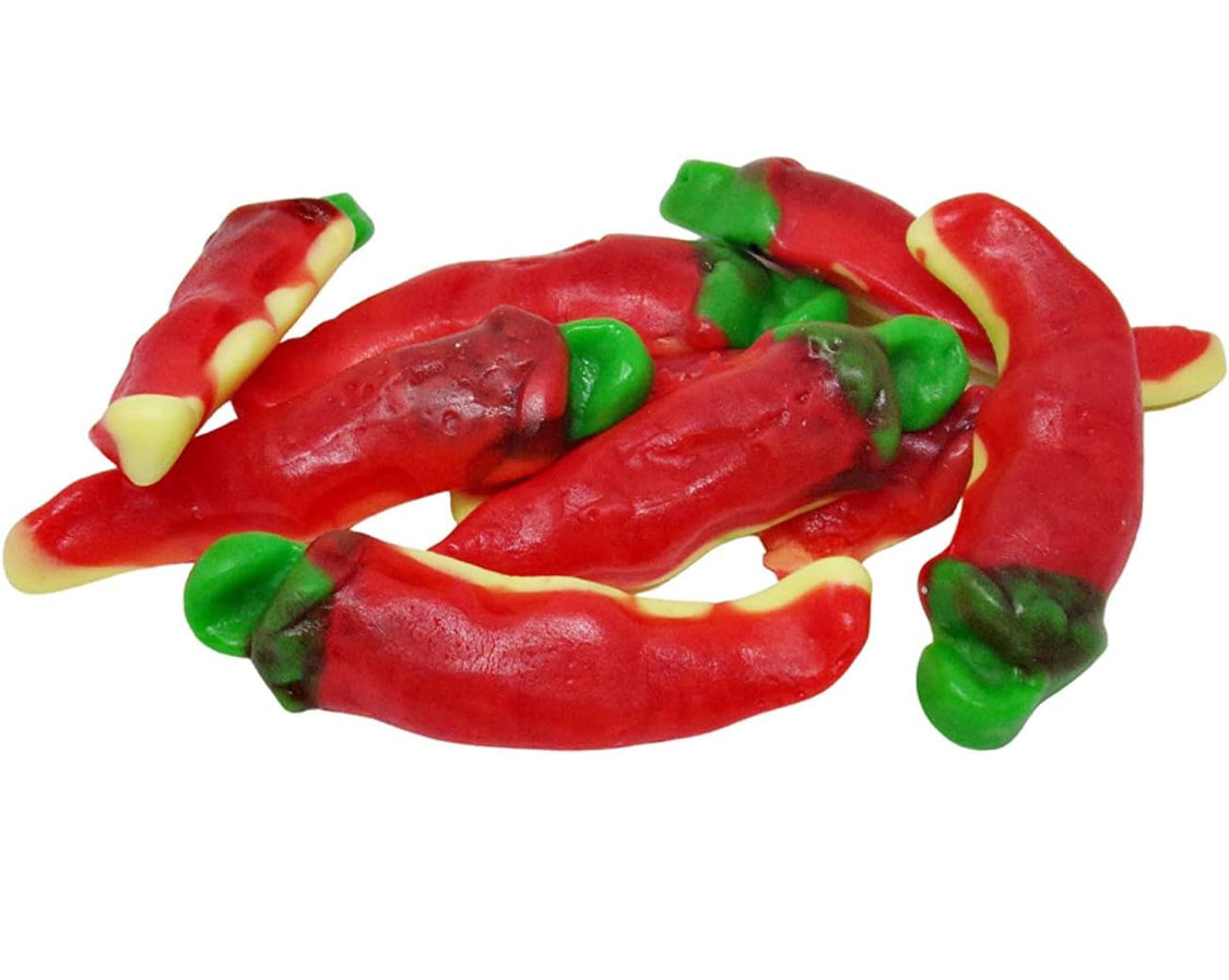 Gummy Hot Peppers with Spicy filling